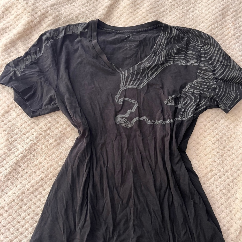 Armani Exchange Black Short Sleeve Tee